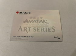 Zuko, Conflicted Art Card (Gold-Stamped Signature) Art Series Avatar Magic MTG - Image 3