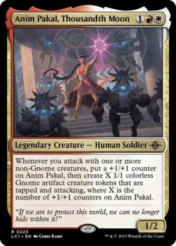 MTG English Anim Pakal, Thousandth Moon NM Normal The Lost Caverns of Ixalan - Image 1