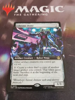 Mtg. Chrome Dome. Extended Art. Teenage Mutant Ninja Turtles. Pack Fresh - Image 1