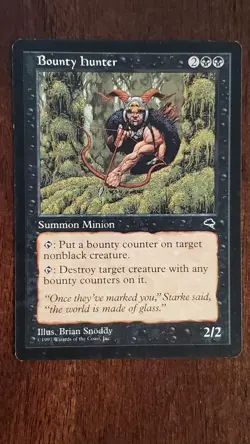 Bounty Hunter Tempest EX/LP 110/350 MTG Magic the Gathering Creature Rare Black - Image 1