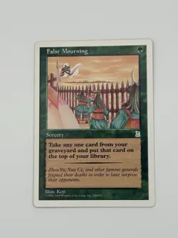 MTG Magic the Gathering Portal Three Kingdoms False Mourning - Image 1