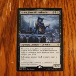 Ayara, First of Locthwain Throne of Eldraine Regular Rare NM MTG #75/269 - Image 1