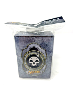 Ultra Pro Magic: The Gathering Mana 3 Black DB Skull Symbol Deck Box 82449-3 - Image 1