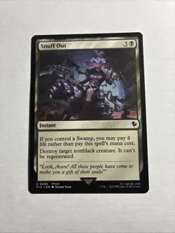 Snuff Out - Commander: FINAL FANTASY MTG Plus Bonus Rare!!! - Image 1