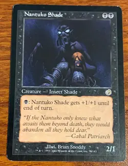2002 Mtg Magic the Gathering Torment Nantuko Shade #74/143 - Image 1