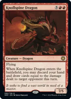 MTG Knollspine Dragon [Game Night: Free-for-All] Near Mint Magic - Image 1