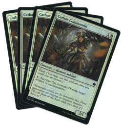 x4 Cathar Commando (Foil) - Foundations - Magic the Gathering (MTG) - Image 1