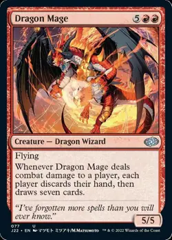 MTG Dragon Mage [Jumpstart 2022] Near Mint Magic - Image 1