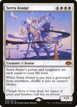 MTG Serra Avatar [Dominaria Remastered] Near Mint Magic - Image 1