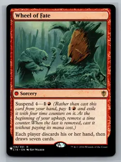 Wheel of Fate Time Spiral #187 Magic MTG - Image 1