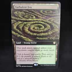 Turbulent Fen (Extended Art) (R) #103 Commander: Secrets of Strixhaven MTG NM EN - Image 1
