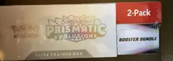 Pokemon Prismatic Evolutions 2-Pack Elite Trainer Box and Booster Bundle Sealed - Image 2