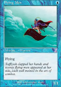 [1x] Flying Men - Foil Played, English Timeshifted MTG Magic - Image 1