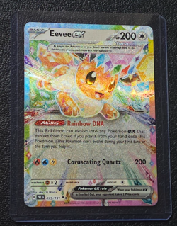 Eevee Ex Pokemon Prismatic Evolutions Rare Holo 075/131 NM - Image 1