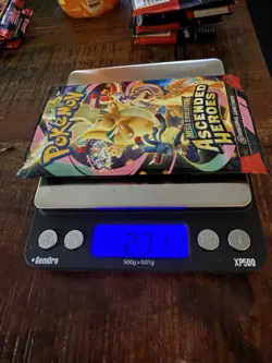 2026 Pokemon Ascended Heroes Booster Pack 23.11G (Ex Heavy) (Poss God Pack!!) - Image 1