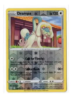 Pokemon Card - 2021 Drampa 119/163 - Battle Styles Reverse Holo Rare - Image 1