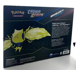 Pokemon Crown Zenith Regieleki v Collection Box Factory Sealed - Image 2