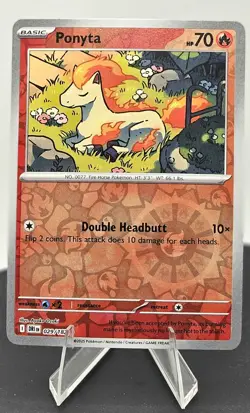 Ponyta 029/182 Sv10: Destined Rivals Reverse Holo Pokemon TCG NM - Image 1