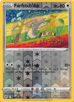 Farfetch'd 115/172 Common Brilliant Stars Pokemon Reverse Holo Near Mint - Image 1