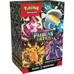 Pokemon TCG Paldean Fates Booster Bundle Sealed, 6 Booster Packs - Image 1