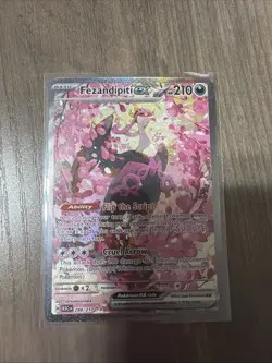 Pokemon TCG Fezandipiti ex 288/217 Special Illustration Rare Ascended Heroes NM - Image 1