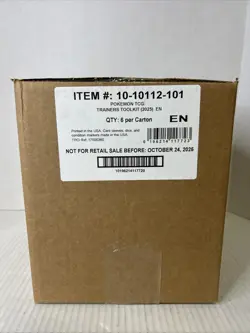 Pokemon 2025 Trainer Toolkit 6-Box Case Sealed F2 - Image 1