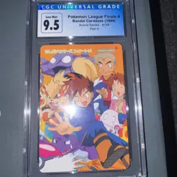 1999 POKEMON JPN BANDAI CARDDASS SER 5 #194 GARY OAK OTHERS CGC 10 old label - Image 1