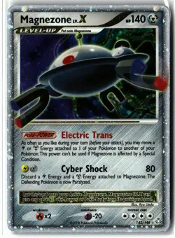 Magnezone LV.X ⭐ 142/146 Holo LV.X Rare Legends Awakened 2008 Pokemon LP/MP - Image 1
