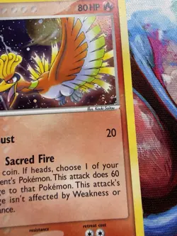 Pokemon TCG Ho-oh Unseen Forces 27/115 Holo w SWIRL - Image 3