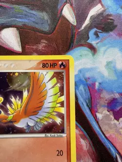 Pokemon TCG Ho-oh Unseen Forces 27/115 Holo w SWIRL - Image 4