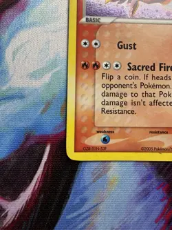 Pokemon TCG Ho-oh Unseen Forces 27/115 Holo w SWIRL - Image 5