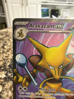 Pokemon TCG Alakazam EX 188/165 Scarlet & Violet 151 Ultra Rare - Image 2