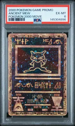 2000 POKEMON GAME MOVIE POKEMON 2000 MOVIE ANCIENT MEW PSA 6 - Image 1