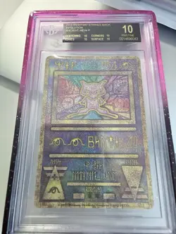2019 POKEMON PROMOS JPN MEWTWO STRIKES BACK ANCIENT MEW BGS 10 BLACK LABEL! - Image 1