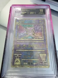 2019 POKEMON PROMOS JPN MEWTWO STRIKES BACK ANCIENT MEW BGS 10 BLACK LABEL! - Image 2