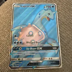 Lapras GX Full Art Rare - 139/149 Sun & Moon Base Set - Pokemon TCG - Mint/NM - Image 4