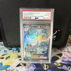 Pokemon Gardevoir ex 233/091 SV: Paldean Fates Illustration Rare Holo PSA 10 - Image 1