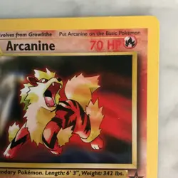 💥 ARCANINE 2000 Pokemon TCG Black Star Promo # 6 Vintage Rare Non Holo - Image 3