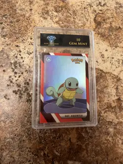 Pokemon Full House Kanto Squirtle Holo BDG 10 Gem Mint Graded Slab - Image 1