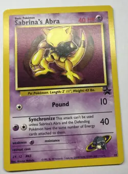 Pokemon TCG Sabrina's Abra Wotc Promo 19/53 Promo Regular 2000 English - Image 3