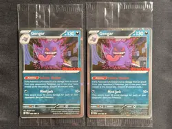 2x Pokemon 2026 GENGAR GameStop 050/088 Promos Well Centered and Swirl! - Image 1