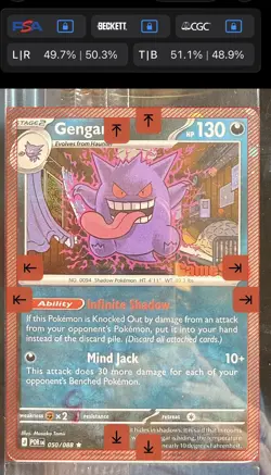 2x Pokemon 2026 GENGAR GameStop 050/088 Promos Well Centered and Swirl! - Image 4