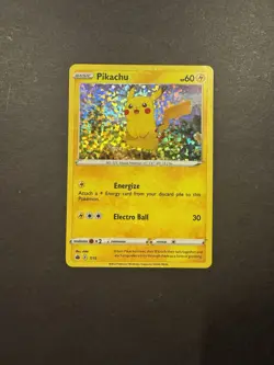 Pokemon TCG - Pikachu 7/15 - Holo - McDonald's Match Battle 2022 - MP - Image 1