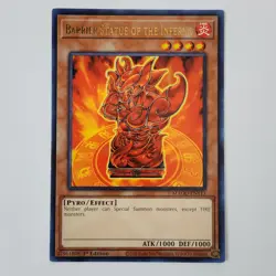 Barrier Statue of the Inferno - MAGO-EN113 - NM - Rare - 1st ed - Yugioh - Image 1