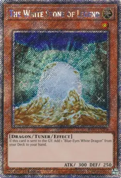 Yugioh! The White Stone of Legend - RA03-EN208 - Platinum Secret Rare - 1st Edit - Image 1