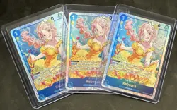 Rebecca OP15-053 Super Rare One Piece Card SR NM X 3 - Image 1