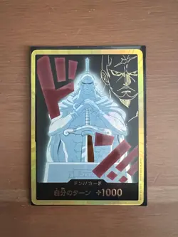One Piece Don Card Kyros PRB-02 Foil Japanese Edition - Image 1