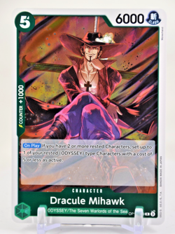 OP10-029 Dracule Mihawk (R) Royal Blood One Piece CCG - Image 1