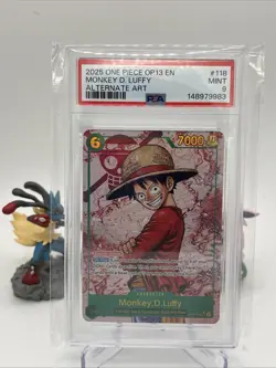 2025 One Piece Monkey.D.Luffy OP13-118 Carrying His Will Alt Art English PSA 9 - Image 1