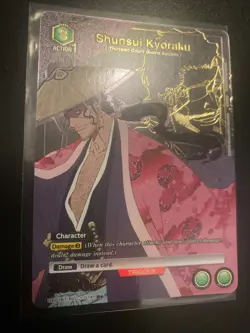 Union Arena BLEACH Shunsui Kyoraku 1 Star Alt Art English UE01BT/BLC-1-074 NM - Image 2